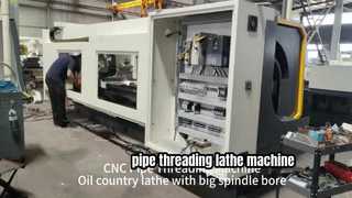 Yağ borusu için CNC Boru diş açma torna makinesi