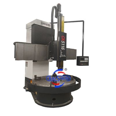 CK5120 Tek sütunlu geleneksel dikey torna makinesi CNC ağır kesme torna makinesi