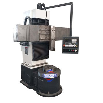 Otomatik Tek Sütunlu CNC Dikey Kuleleri Döner Dökme Demir Metal Çelik Kesme