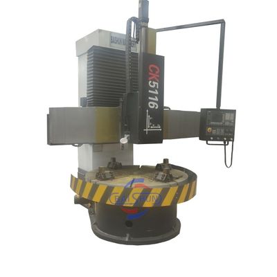 CK5116 Tek sütunlu CNC Dikey Döner Makinesi Metal Araç Ekipmanı