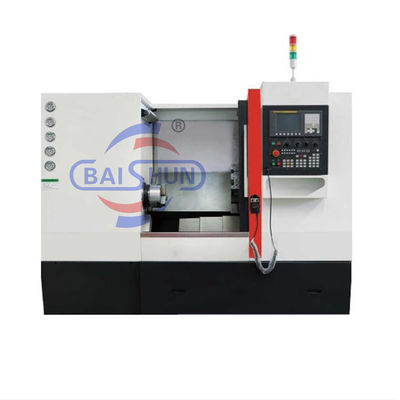 Multi Spindle Eğri Yatak CNC Dönüştürme Makinesi 2 Eksen 500mm 8 Araç İstasyonu Kulesi