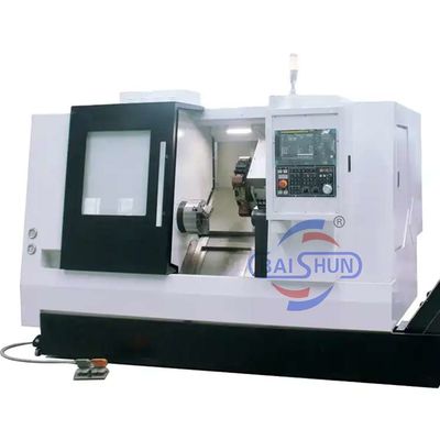TCK560 Metal Slant Yatak CNC Döner Makinesi Otomatik Yüksek Hassasiyet