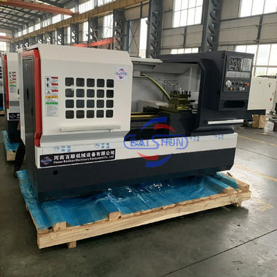 Cnc Tekerlek Döviz Makinesi Ağır Görevli Otomatik Torno Düz Yatak