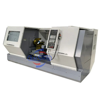 Otomatik Düz Yataklı CNC Döner Makinesi Metal Cnc Döner Makinesi