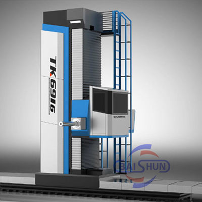 Evrensel Metal İşleme CNC Bor ve freze makinesi Ağır Görevli Yatay Tipi