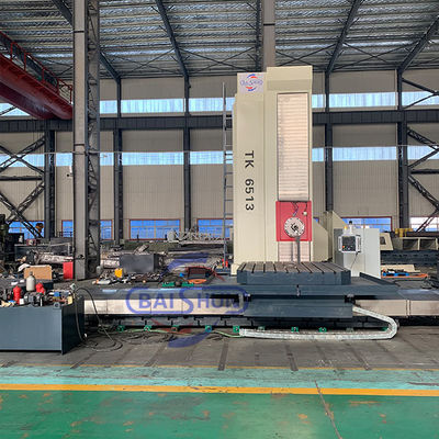 30/40 KW Motor Gücü Ağır İşlemli Kesme için CNC Yatay Bor ve freze makinesi