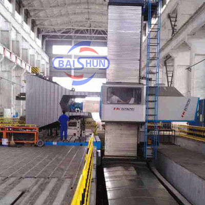 Genişletilmiş vuruş kapasitesi büyük parçalar için CNC yatay delme ve freze makinesi