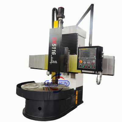 CNC GSK Dönüştürme Makinesi Dönüştürme Makinesi CK5116 Tek sütun Dikey Tekerlek Dönüştürme Makinesi