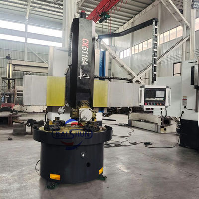 Tek sütunlu CK5116 Dikey Döner Dikey Döner Ağır Güçlü Cnc Dikey Döner