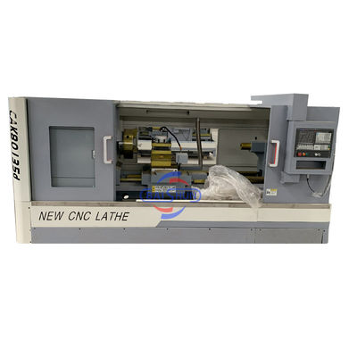 Yatay CK6161 Torno Otomatik Döner Cnc Makine Aracı Düz Yatak Yatay Döner