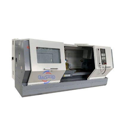 CK6180 Metal Dönüştürme Endüstrisi CNC Dönüştürme Ağır Görevli Yatay Düz Yatak Dönüştürme Makinesi