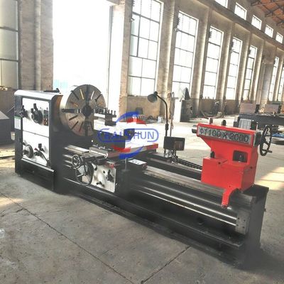 El Döner Büyük Ana Ana Çubuk Deliği Evrensel Yatay Metal Döner Makinesi