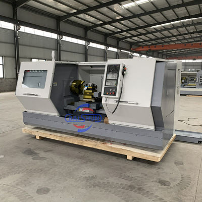 Metal işleme düz yatak freze makinesi Yüksek hassasiyetli yatay CNC torna
