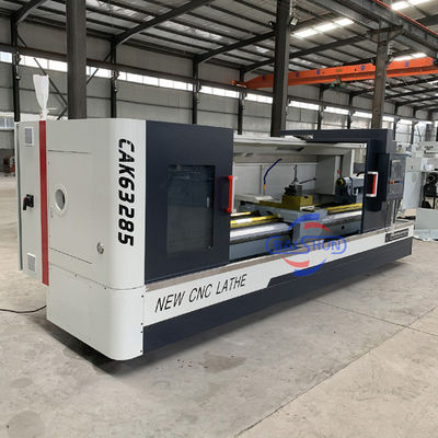 Ağır Görevli Yatay Metal Dönüştürme Lathe Cnc Düz Yatak Makinesi