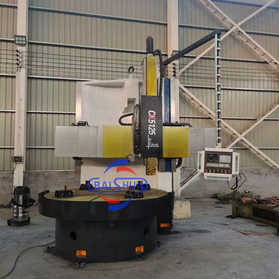 2.5Meter İşleme Ck5125 Döner Cnc Fanuc Dikey Turret Döner