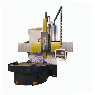 CK5125 Yüksek Verimlilikli Döner Cnc Tek Sütun Dikey Döner VTL Döner Cnc