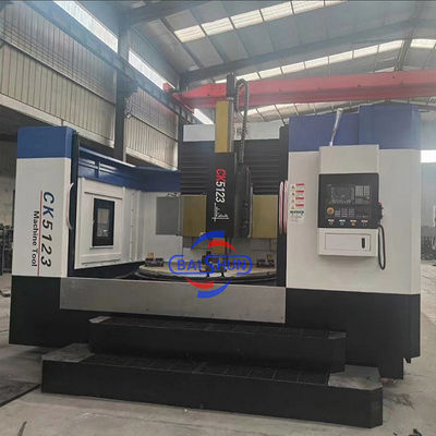 CK5123 CNC Dikey Döner Makinesi VTL Tek sütunlu CNC Dikey Döner Kule