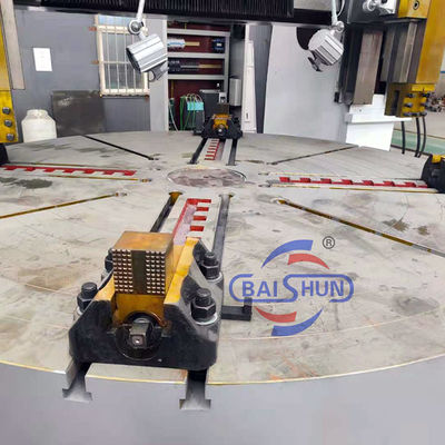 Pentagonal Araç Post Cnc Dikey Dönüştürme Dönüştürme Dizesi Dics Metal Kesme için Ce ile 3500mm çapında Dönüştürme