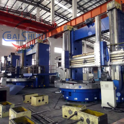 Ağır İşleme Metal Kesme Dikey Döviz Makinesi Dikey Döviz Vtl Flanş İşleme için