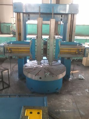 Çift sütunlu kule dikey torna makinesi doğrudan besleme dökme demir metal VTL