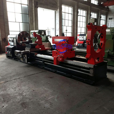 Yüksek hassasiyetli yatay lathe metal çalışma aleti rulman dönen lathe