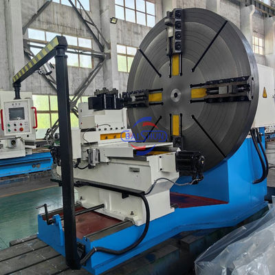 Yer tipi Flange Dönüş 2 Eksen Plc Metal Son Yüz Dönüştürme Makinesi