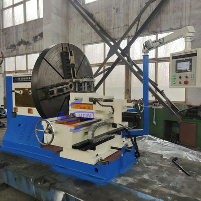 Yüksek istikrarlılık flange sonu dönüştürme 3500 mm salınım çaplı büyük yüz döven