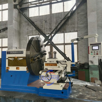 Flanş çevirmek için yatay büyük boyutlu makine aracı