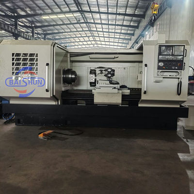 QK1325 CNC Boru Diş Açma Torna Tezgahı 800mm Salıncak 250mm Diş Açma