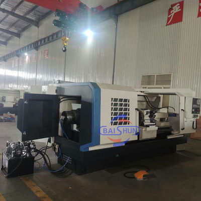 CNC Boru Diş Açma Torna Tezgahı QK1325, Petrol Sahası Metal İşleme İçin