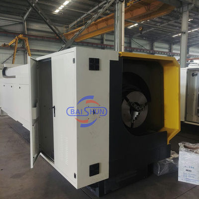 QK1325 CNC boru örgü makinesi 800mm Swing 250mm örgü