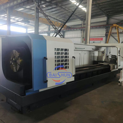 Büyük Delikli Cnc Dönüştürme Makinesi vida kesme Cnc Metal boru ipleme makinesi