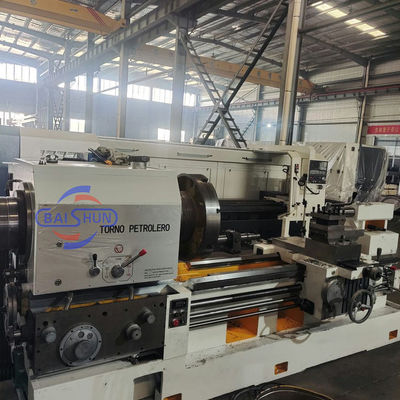 Peru Piyasası Otomatik CNC Makinesi Büyük Borlu Elektrikli Chuck Boru Filme Makinesi