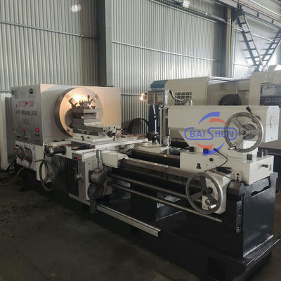 Yüksek hassasiyetli Çift Çak Uzun Boru QK1319 Büyük Boru CNC Boru Dönüştürme Dönüştürme Makinesi
