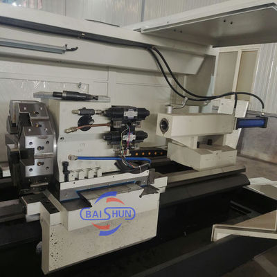 QK1335 QK1332 Yatay Tipi Çin Fabrika Tedarik Metal Boru Döşeme CNC Dönerleri