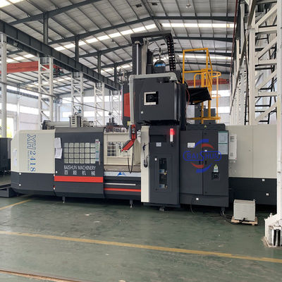 CNC Çift Sütun Sabit Çubuk Dikey Dökme Merkezi İşleme Gantry Tipi Metal Dökme