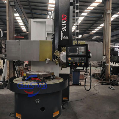 Rusya Pazarı CK5116 Carousel Lathe Tek Sütunlu VTL CNC Metal Dönüştürme Makinesi
