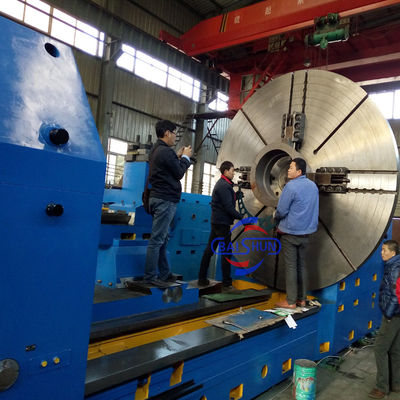 Büyük salıncak çapı yatay rulo dönüştürme makine Torno ağır görevli kesme makine