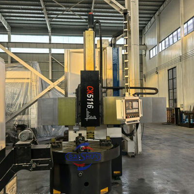 1600mm'den 2600mm'ye kadar çaplı tek sütunlu VTL CNC Dikey Dönüştürme Makinesi