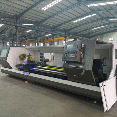 Popüler Model Büyük Döner CNC Döner Makinesi CK6150 Düz Yatak Döner