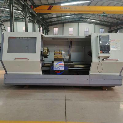 Yatay Düz Yataklı CNC Torna Tezgahı CK6150 500mm Salıncak 1500mm İş Parçası