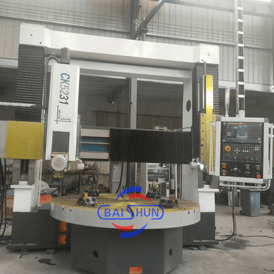 Hassas Çift Sütunlu VTL CK5231 Ağır Hizmet Tipi CNC Dikey Torna Tezgahı, 3150mm Tornalama Çapı ve 1600mm İş Parçası Yüksekliği