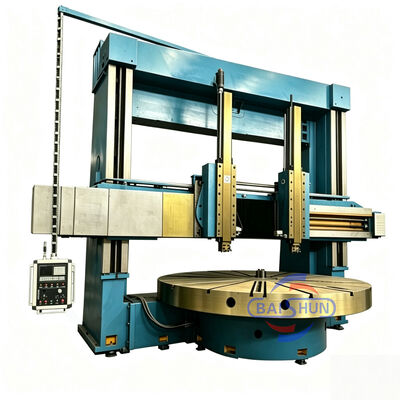 Çift Kolonlu Dikey CNC Torna CK5250 Torna CNC Dikey İşleme Makinesi Ağır Hizmet Tipi